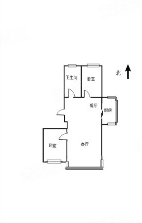 欧尚一品(西区)2室1厅1卫93.72㎡南北110万