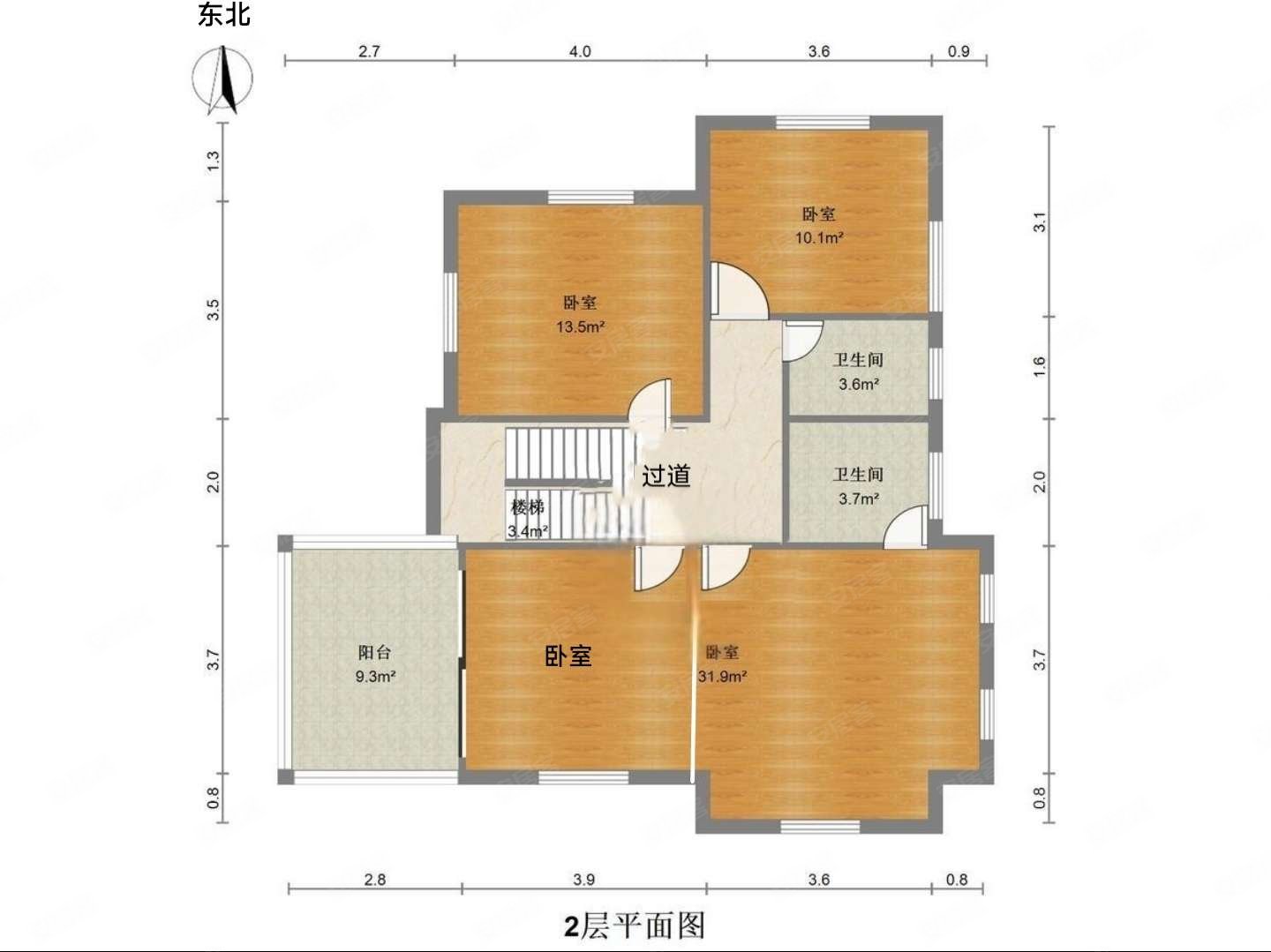 银兴山庄7室2厅4卫287.48㎡东北520万