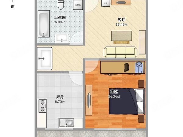深圳宝安福永福州大道34号小区已核验丨11号线 福永 精美一房 阳台