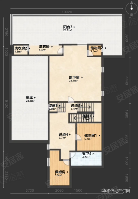 万通天竺新新家园(别墅)5室3厅4卫422.22㎡南北1699万