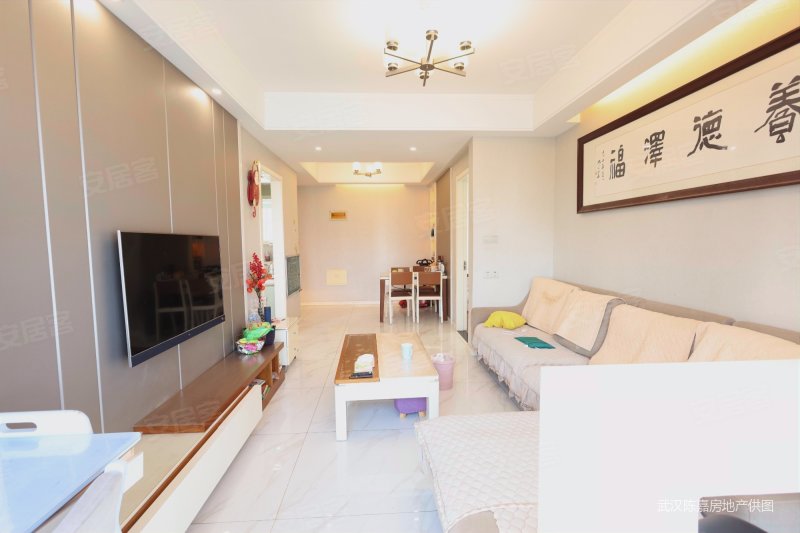 江夏客厅地铁口 一线湖景 清江泓景 精装两室 居家装修