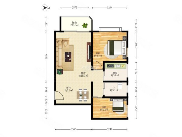 金碧花园电梯2房出售看房方便小区管理居住舒适近地铁