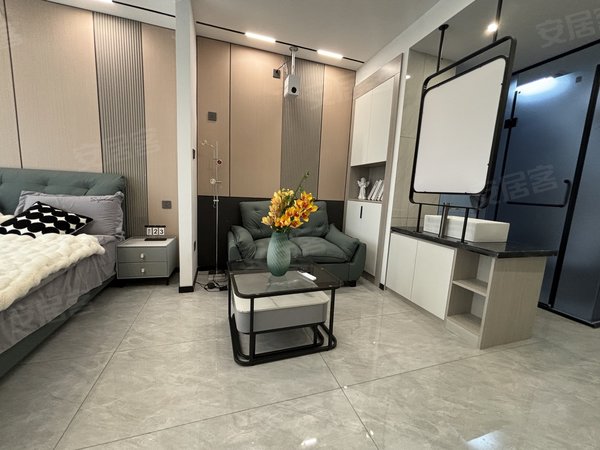 金华东阳东阳市中心吴宁西路7,13号楼好乐多 新光汇 一室一厅 超大房间 干湿分离起租出租房源真实图片