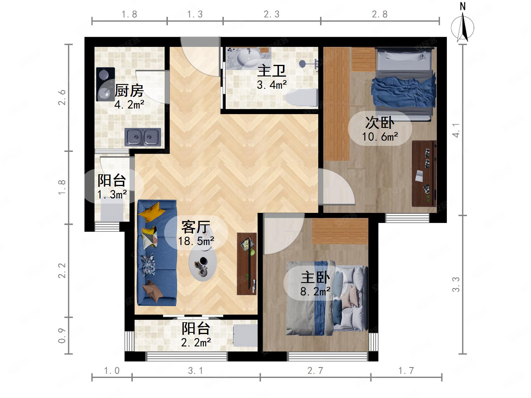 红桥区和苑小区绵和园阳面两室业主急售随时看房师范附小新华