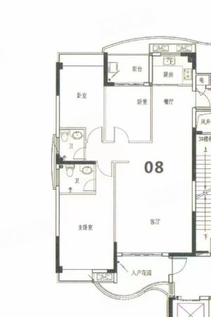 百合园2室1厅1卫40.78㎡东南23.5万