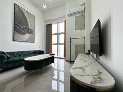 珠海香洲南屏再生时代大厦，精装复式公寓，家私家电齐全，拎包入住，随时看房出租房源真实图片