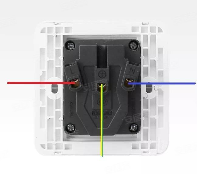 美标插座火线零线位置图片