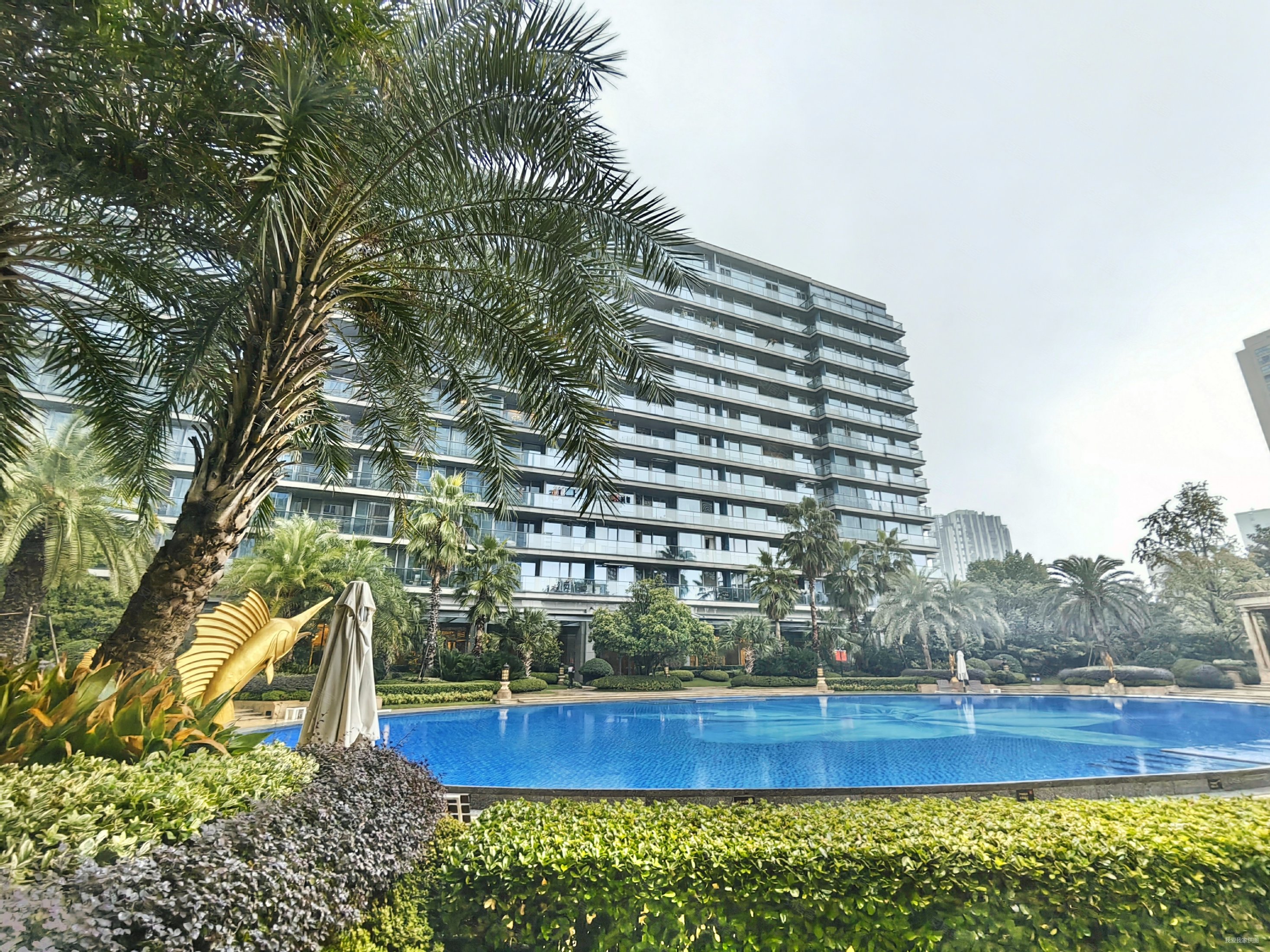 杭州豪宅武林壹号,经典法式风格,正对园区中心泳池,房源齐全.,武林壹