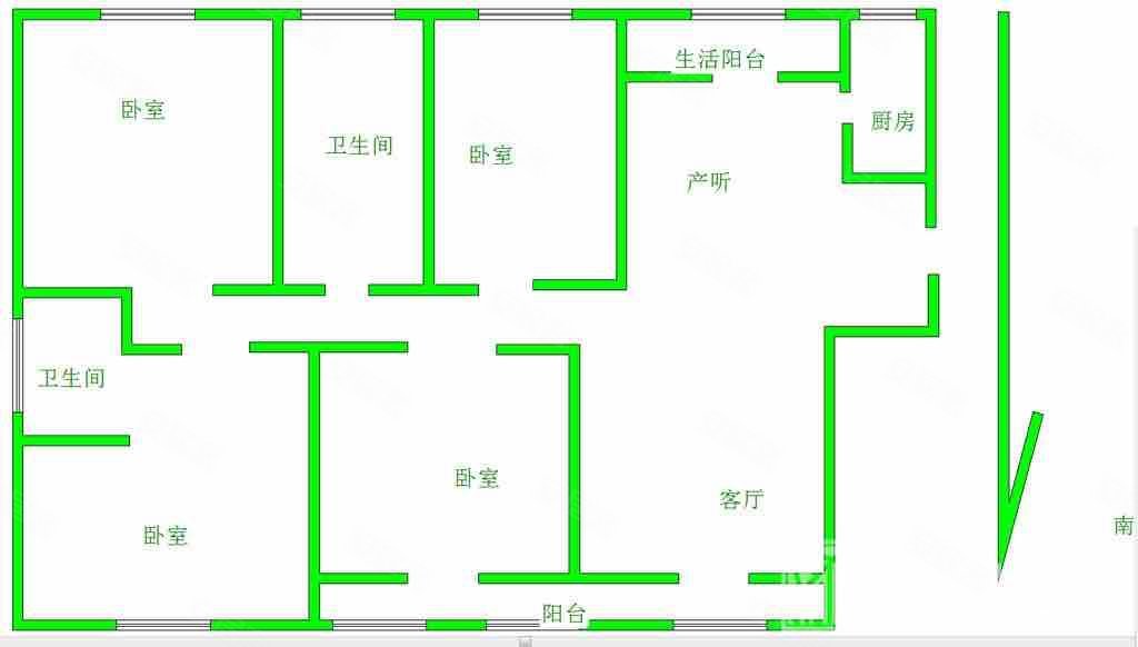 建业世悦府中间楼层采光好带电梯双卫生间南北通透