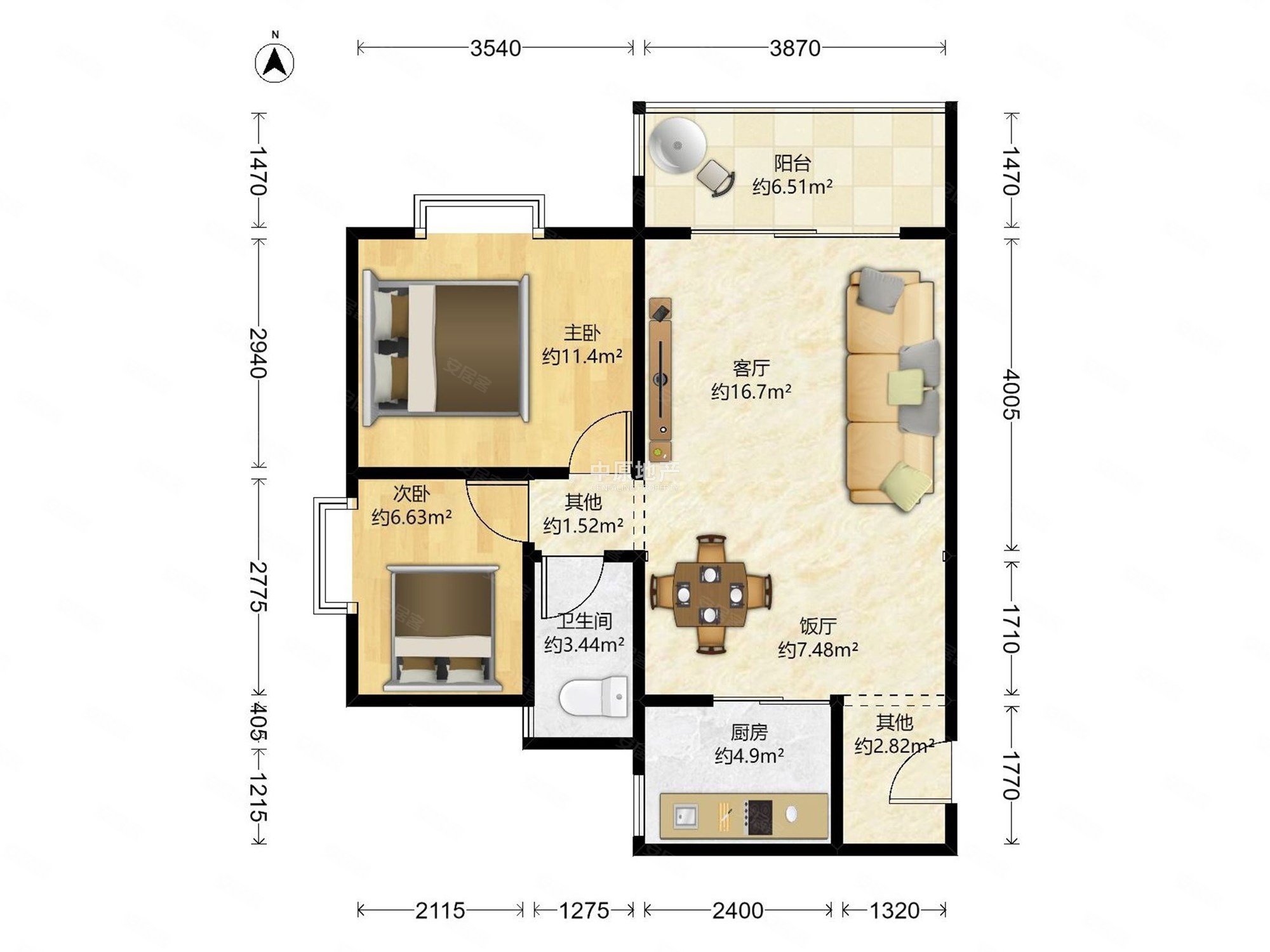 金碧花园三期2房出售看房方便小区管理居住舒适配套完善