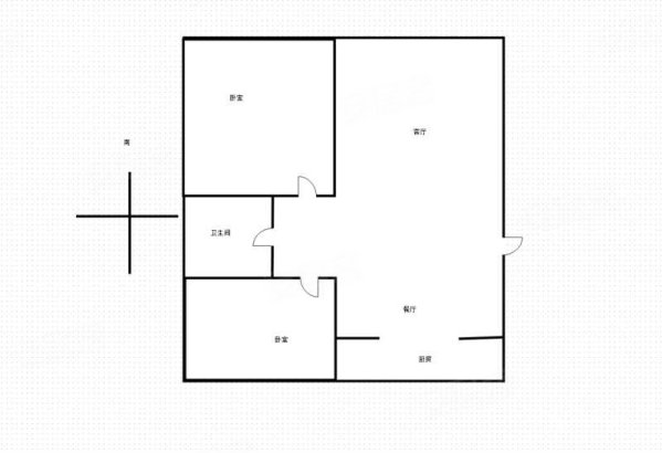 锦绣溪城2室2厅1卫114.35㎡南北88万