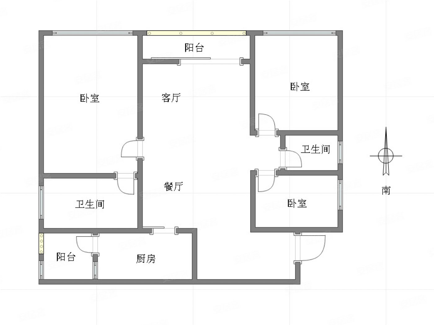 中海九龙天颂户型图图片