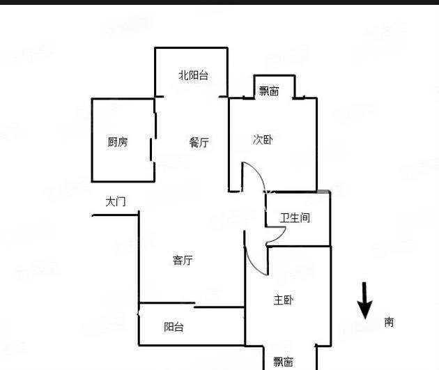 东旺名苑 购物方便 医疗配套成熟 临地铁 大两居 出行方便
