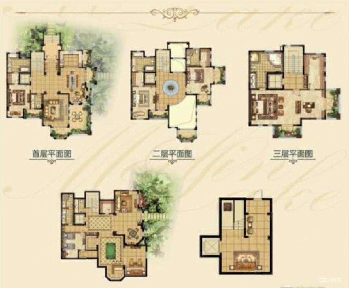 龙湖天街旁新城香悦半岛独栋别墅三面超大院子