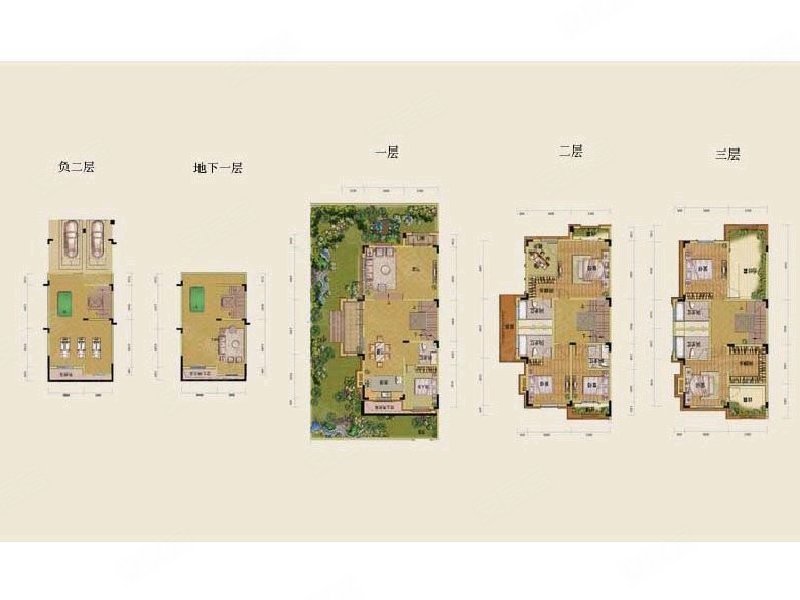 融创凡尔赛花园(一期别墅)5室2厅3卫376㎡南北550万