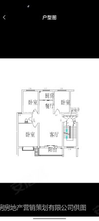 在水一方(北区)3室2厅1卫108.3㎡南北64万