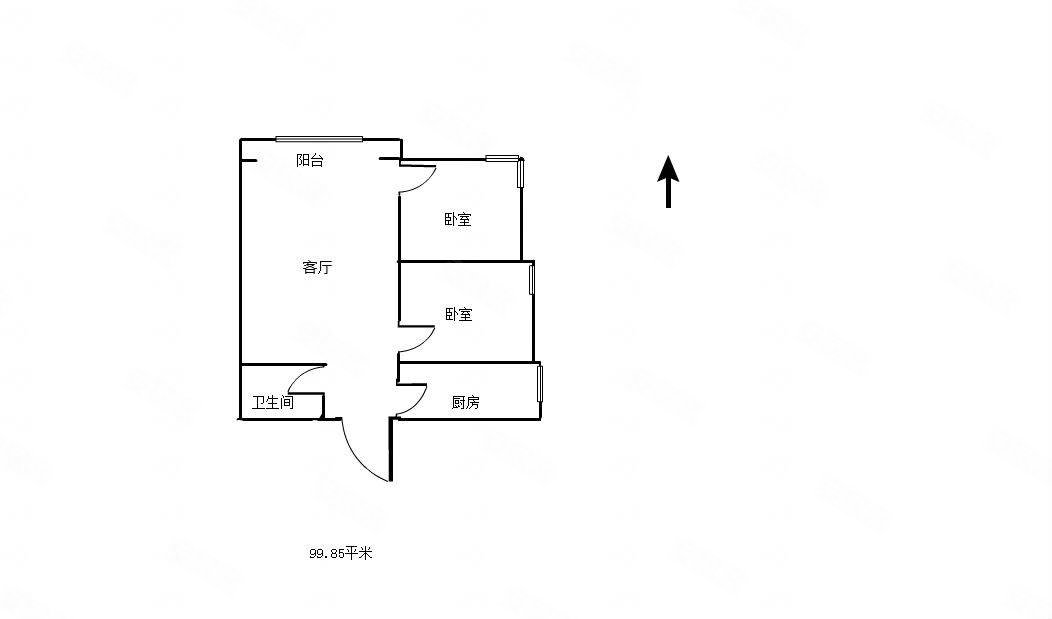 农机局家属院3室2厅1卫121.35㎡南北55万