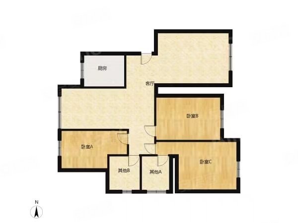 昆山玉山城东世茂东壹号整租世茂东一号靠近北门,精装三室两厅一卫