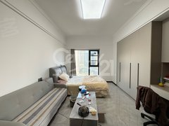 信阳平桥楚王城博林国际 和谐广场 1室1厅1卫  精装修 拎包入住随时看房出租房源真实图片