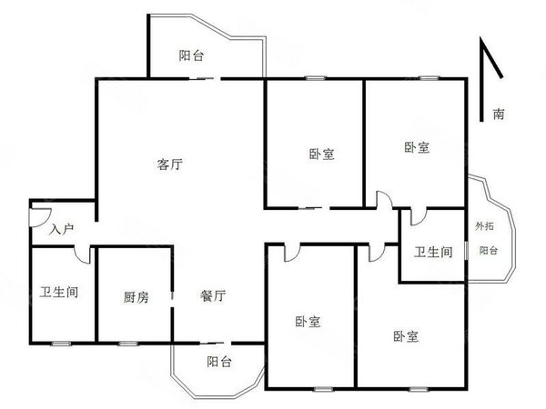 深圳南山华侨城湖滨花园(南山)生态广场旁,南北通透4房,通风采光好,看