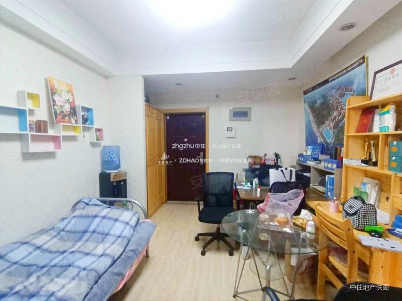 板楼,万达公馆豪景苑(商住楼)二手房,55万,1室1厅,1卫,49平米-济南