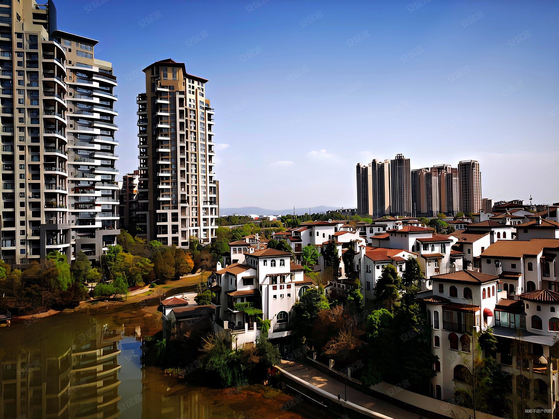 麓山国际253平套四大平层满五看湖景视野开阔