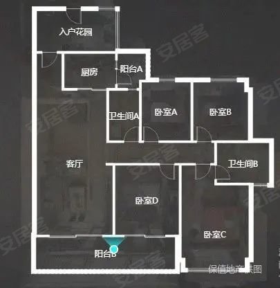 创基丽江国际(一期-二期)4室2厅2卫147.2㎡东南270万