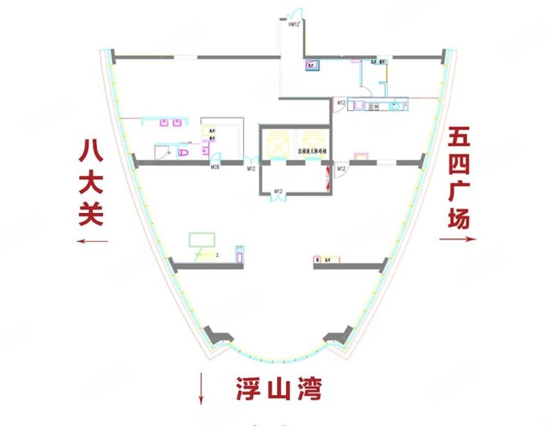 万丽海景  全海景豪宅  八大关  浮山湾  五四广场