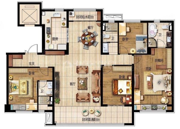 鸿通龙鑫翡翠湾3室2厅2卫200㎡南北79.8万