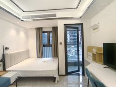 深圳宝安马安山急急急 精装一室 可申请免押金 次新小区 领包入住出租房源真实图片