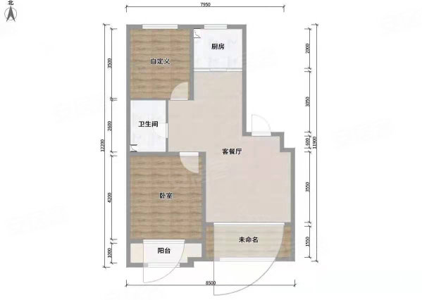 渤海钰珠4室1厅2卫95㎡南北32万