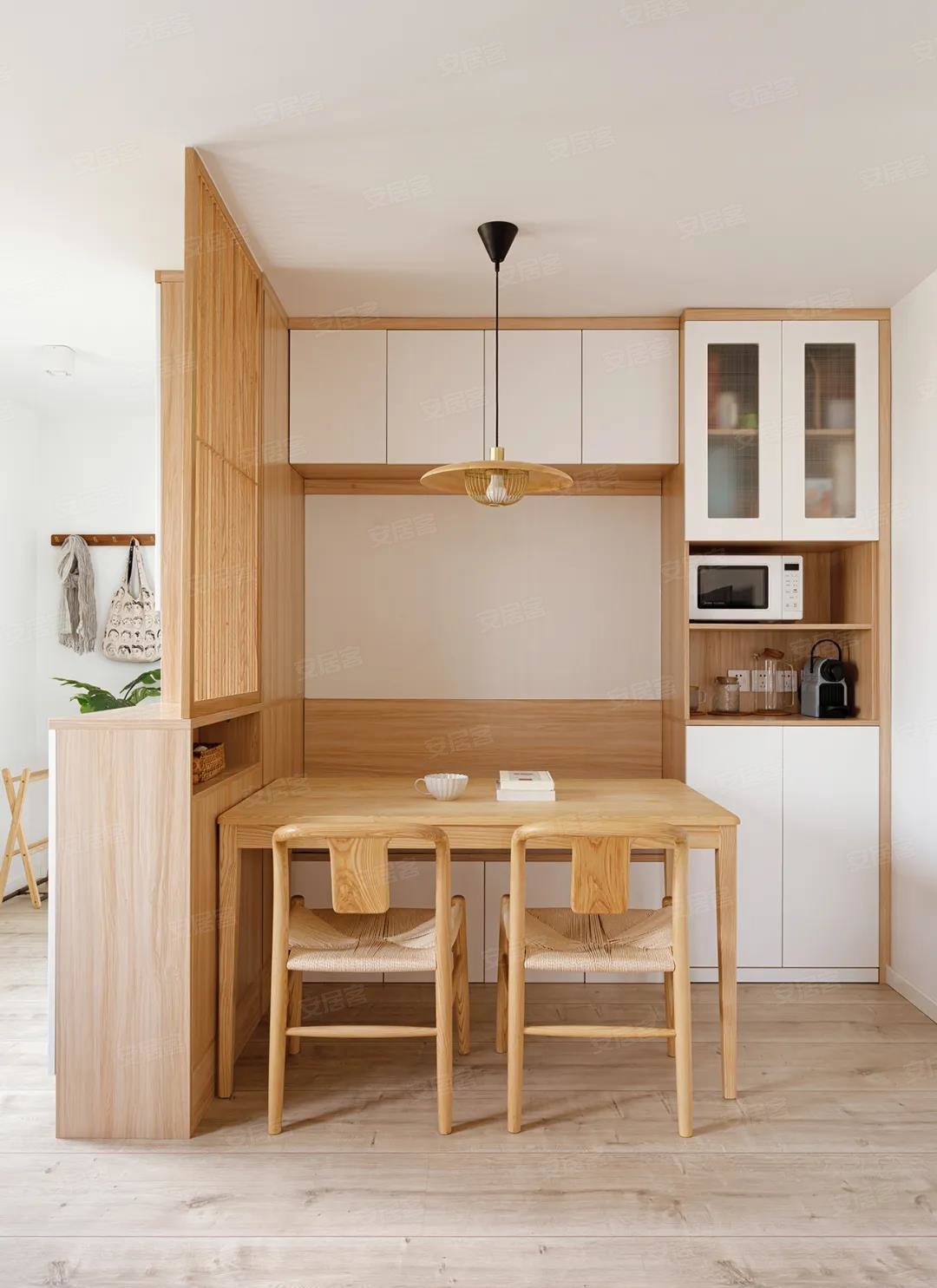 经典难搞小户型,温馨实用现代原木风