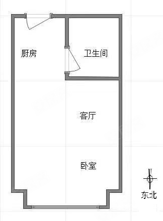 金茂悦龙山(商住楼)1室1厅1卫37.28㎡南34.8万