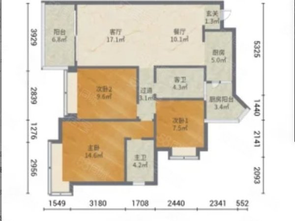 广州从化街口中心区上城湾畔上城湾畔南向三房两卫 低层 精装修 保养新净 拎包入住 可议出租房源真实图片