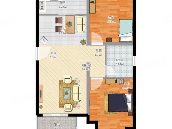 【多图】香堤水岸,首南租房,南部商务区地铁三号线家电家具齐全民用