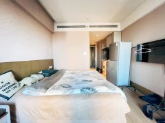 中懋天地酒店式公寓，中央空调，中央热水，免费健身，接受短租。