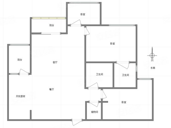 渝北区光环旁边 香港置地约克郡壹号湖畔 三房,渝北租房-重庆58安居客