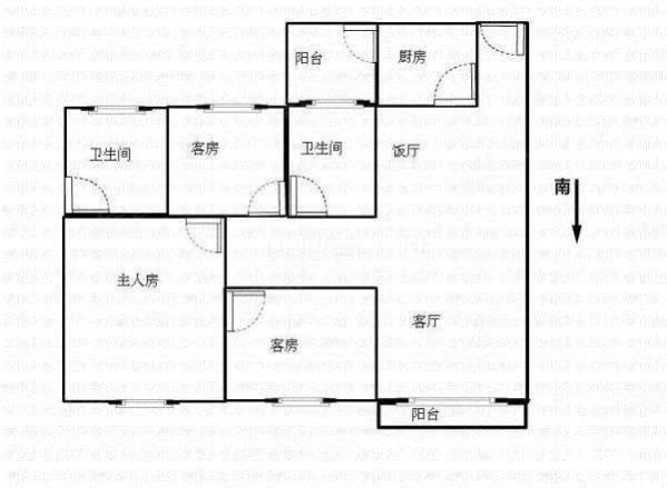 保利中央公馆4室2厅2卫132㎡南北78.8万