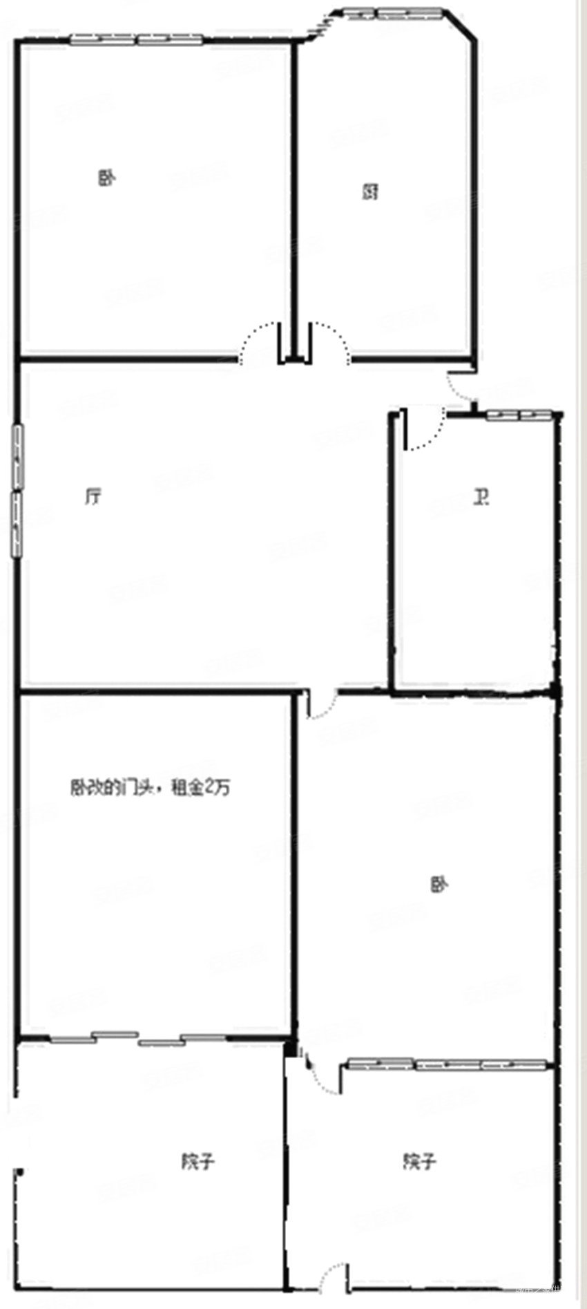 辛家庄四小区3室1厅1卫78.79㎡南北195万