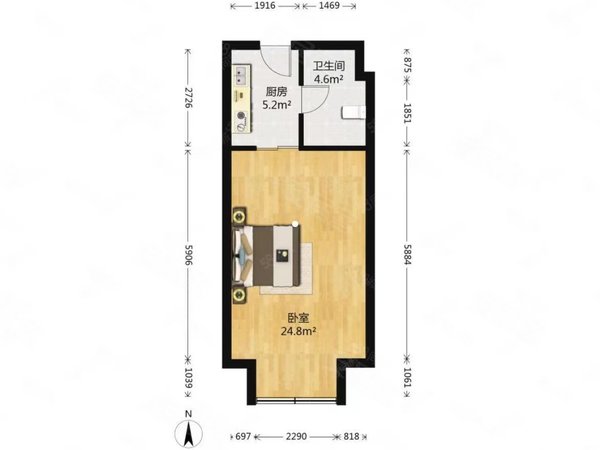 【多图】宝秀小区,东海湾租房,东海泰禾 宝秀小区 小区电梯精装大单间