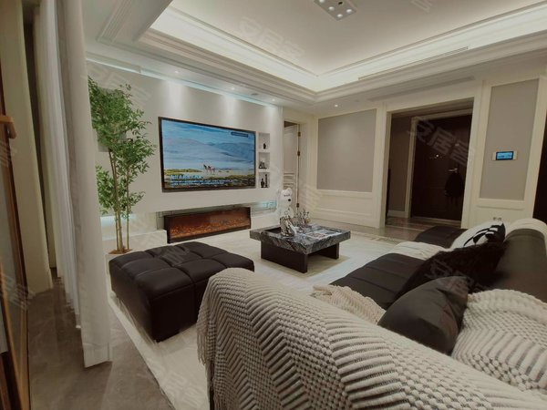 重庆江北寸滩中国铁建西派城2期可月付横厅大平层 样板间设计 随时