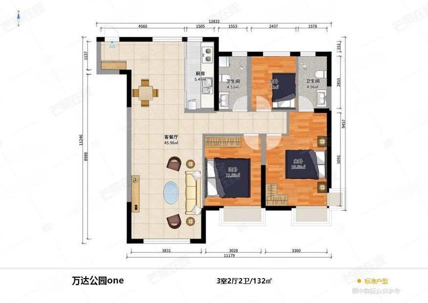 沈阳房产网>沈阳二手房>浑南二手房>全运路二手房>万达公园one>