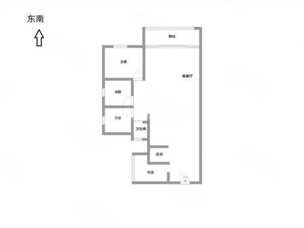 龙光普罗旺斯向日葵庄园3室2厅1卫89.01㎡南63万