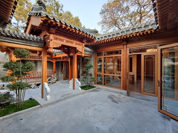 北京西城什刹海龙头井街小区四合院会所 什刹海后海 会所  新中式精装