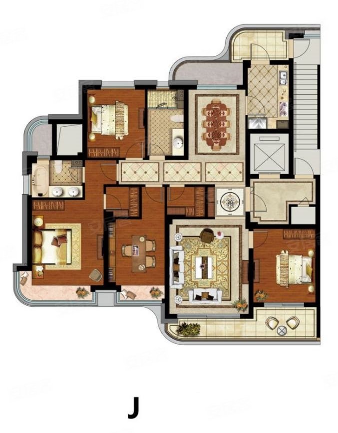 天韵水岸大平方高层大开间户型近双白云万达万科心海上城