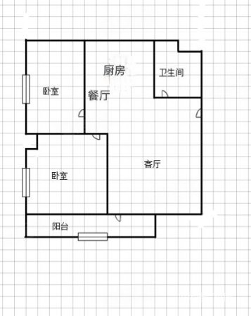 西湖春天2室2厅1卫85.07㎡南45万