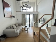 韶关武江新城区保利广场 星座复式公寓 大沙发 现代风格 年轻人的向往出租房源真实图片