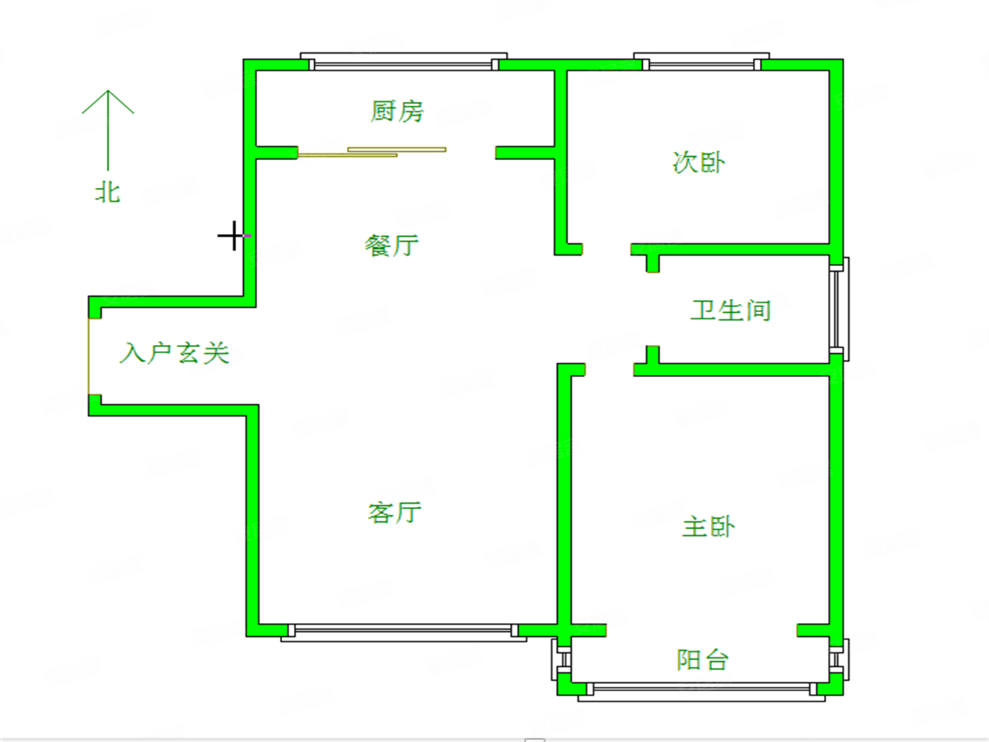 带下房纯正98经典户型明厨明卫老本和平花园