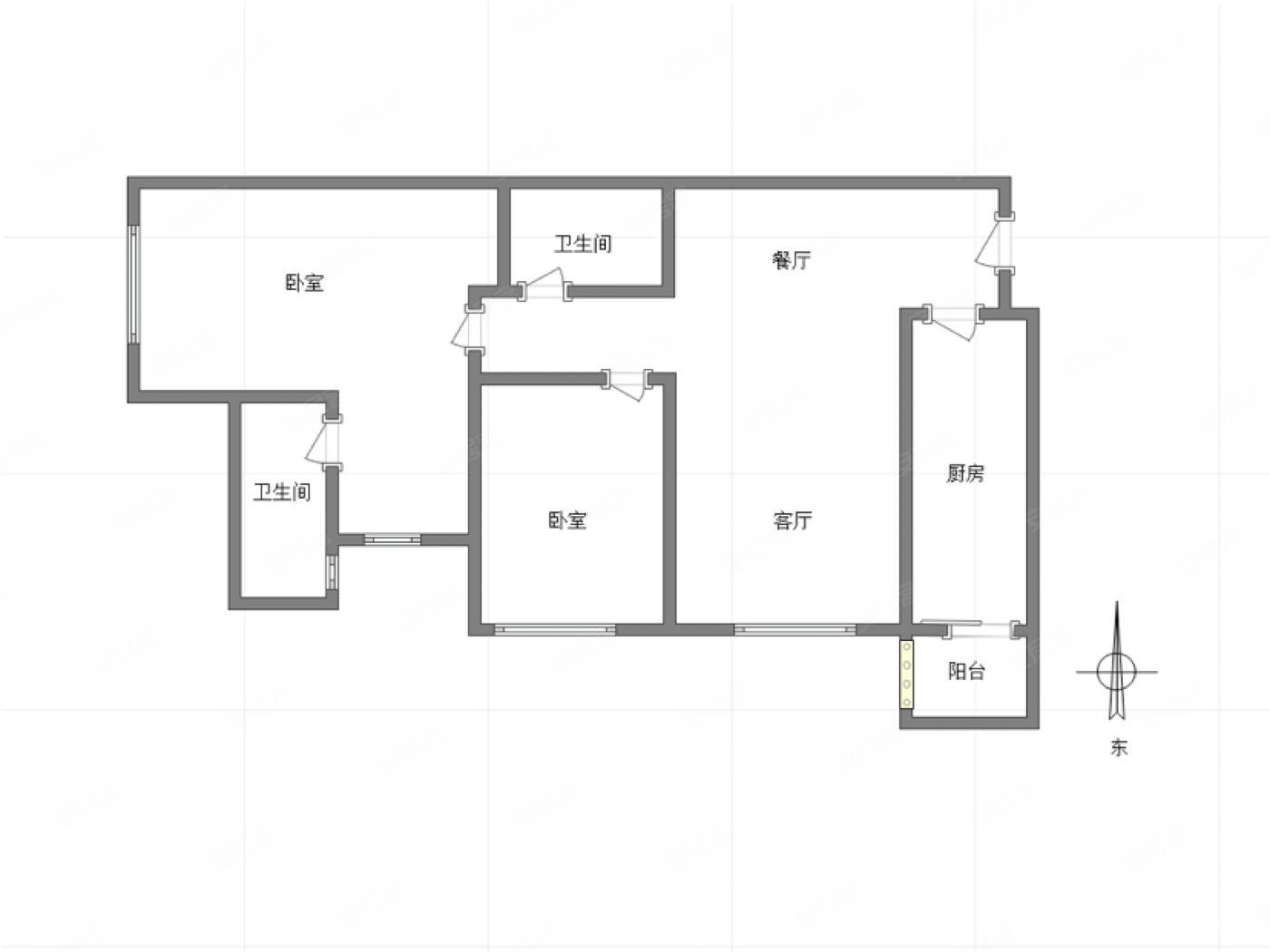 龙湖u城天街板式洋房2房2卫配套齐全业主急售