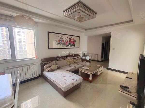 鑫苑名家 3室2厅1卫 南北通透 精装修 电梯房,天桥租房-济南58安居客